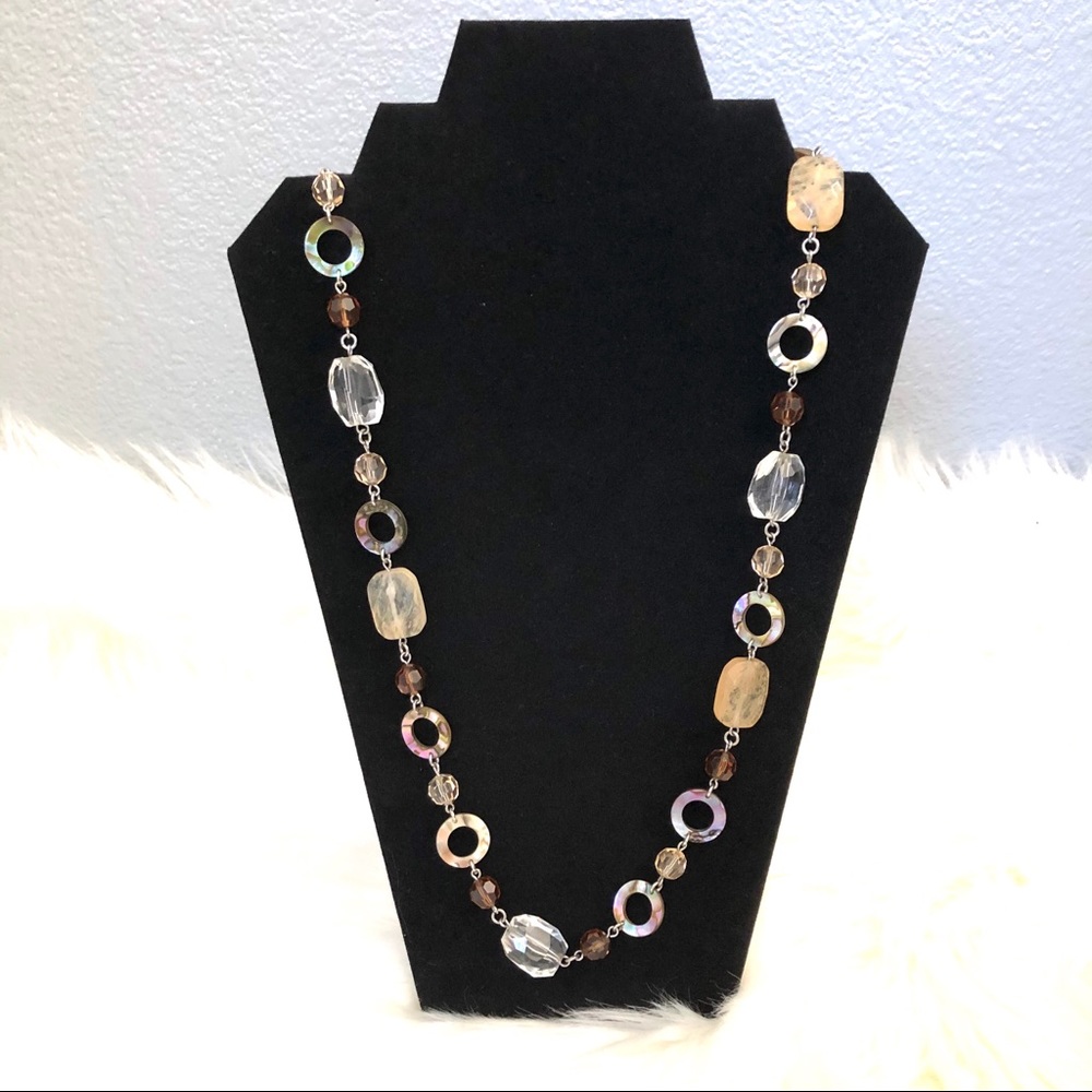 Vintage Lia Sophia Mixed Shape Necklace